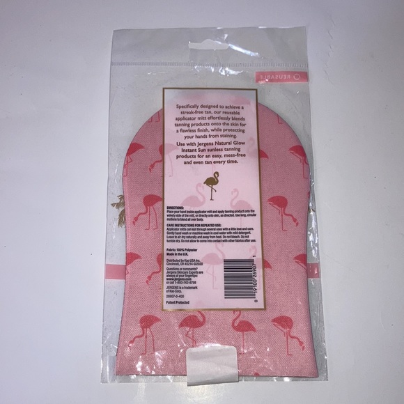 One Reusable Jergens  Natural Glow Instant Sunless Tanning Applicator Mitt NEW - Picture 2 of 5